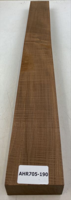 Neck Sycamore / European Maple, curly, Caramel roasted, for bass - Unique Piece #190